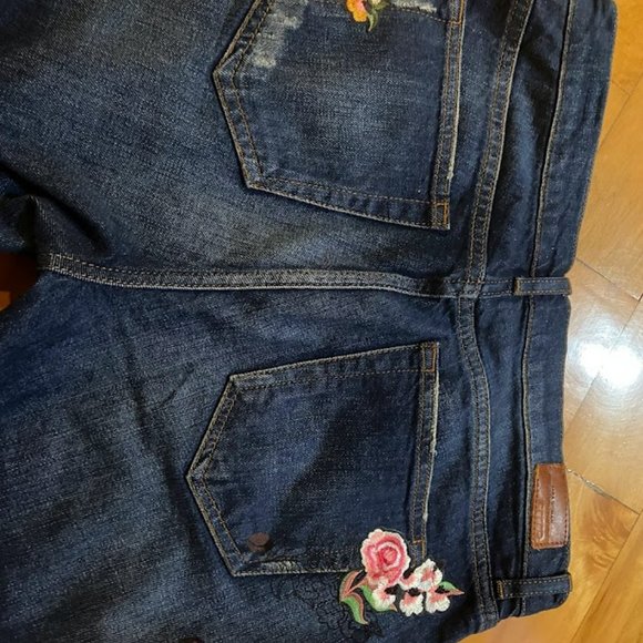 Zara Patchwork Jeans - Picture 7 of 10